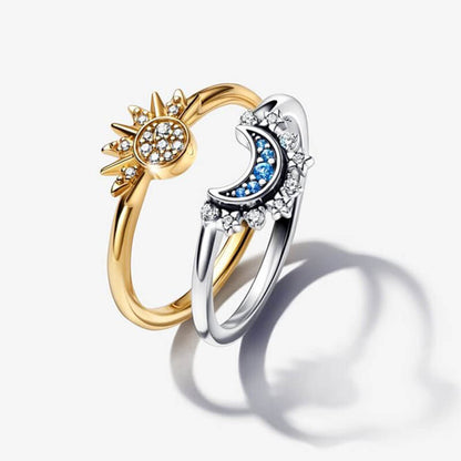 Sun and Moon Ring Set | Worldnetgifts