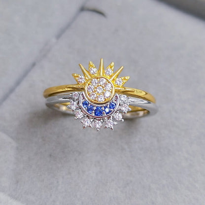 Sun and Moon Ring Set | Worldnetgifts