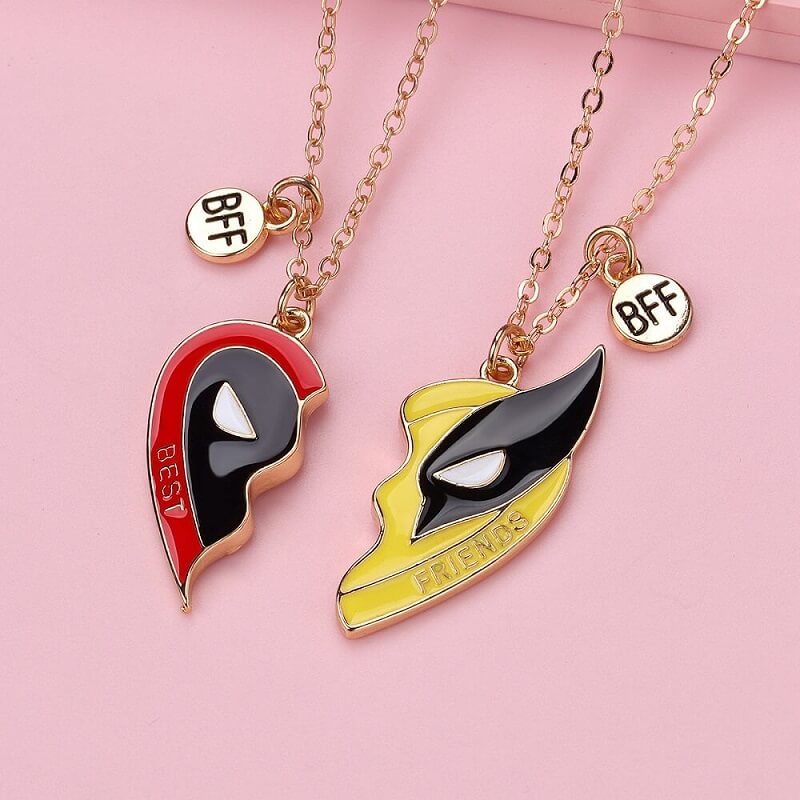 Super Hero Best Friend Necklace