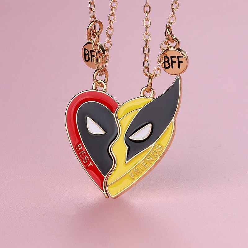 Super Hero Best Friend Necklace