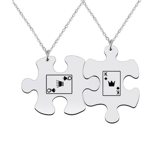 Puzzle Couples Necklaces