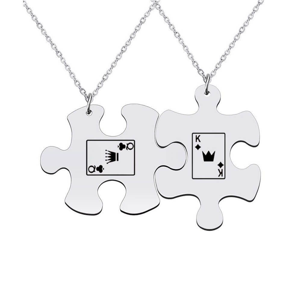 Puzzle Couples Necklaces