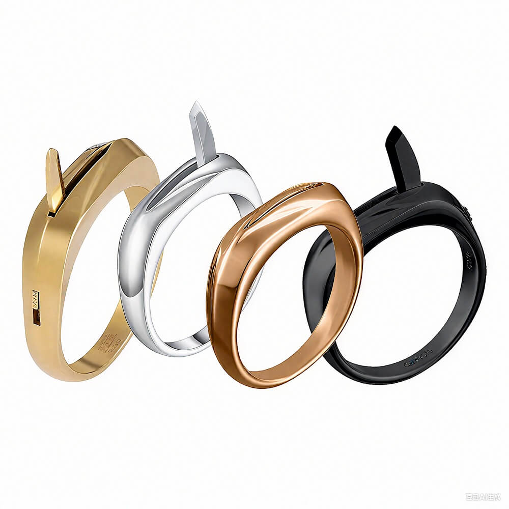 Invisible Self Defense Micro Knife Ring