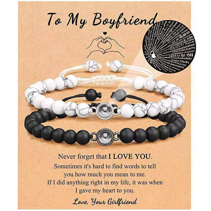 100 Language I Love You Projection Bracelet