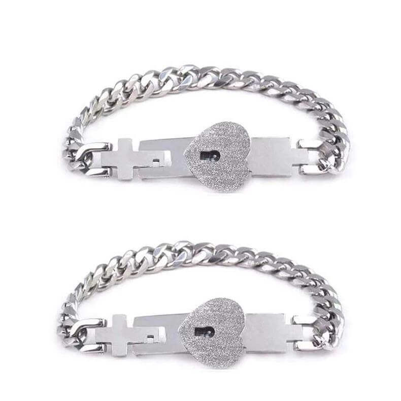 husband and wife bracelets silver