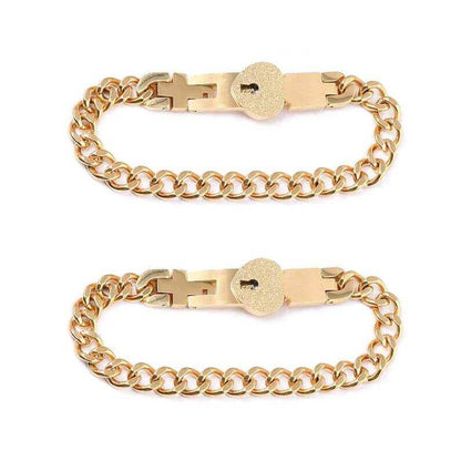 matching bracelets for couples gold