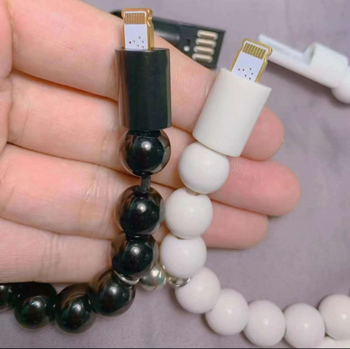 2pcs BFF Magnetic USB Charging Cable Bracelets