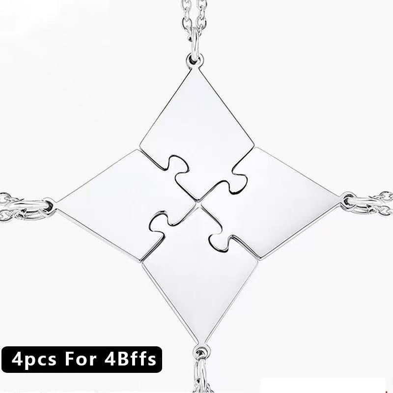 4 person friendship necklace