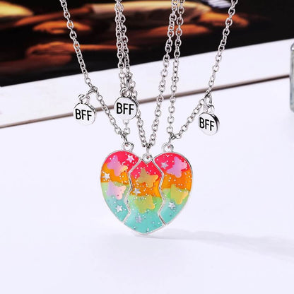 Butterfly Magnetic Friendship Necklaces for 3
