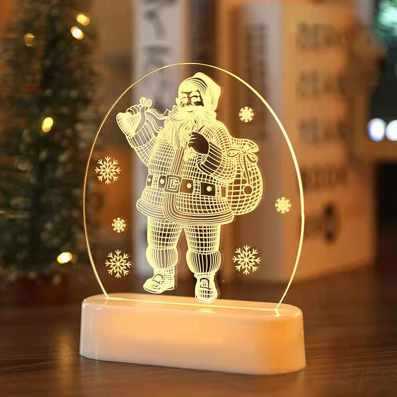 Christmas 3D night light Christmas decoration