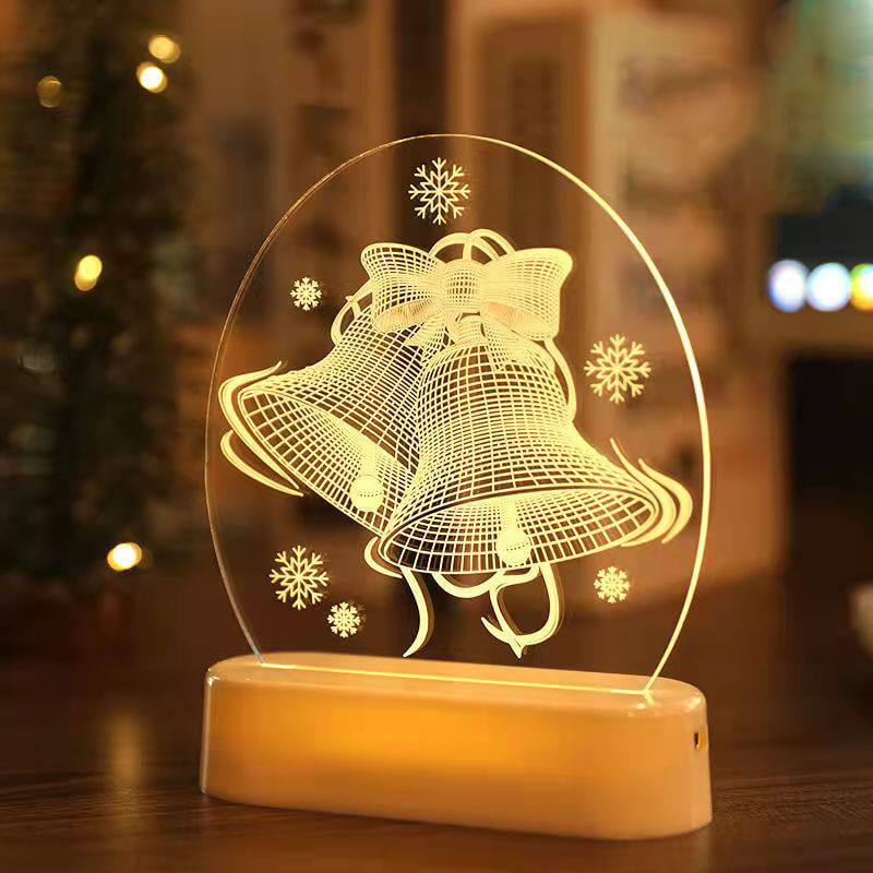 Christmas 3D night light Christmas decoration