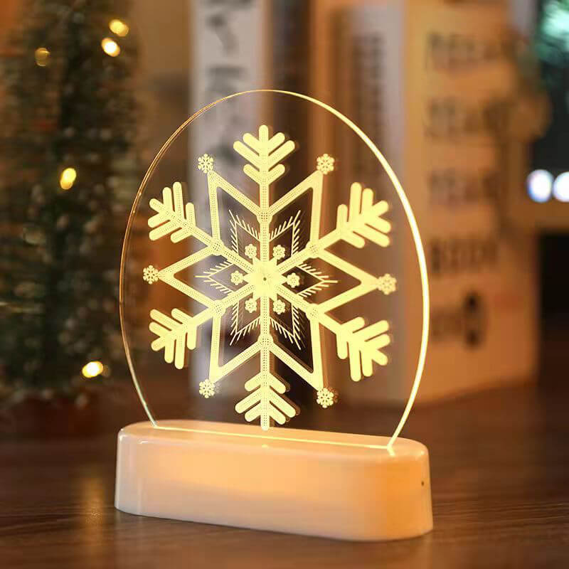 Christmas 3D night light Christmas decoration