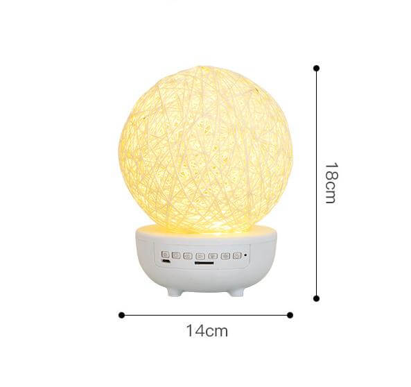 Colorful Night Light with Bluetooth Music 360 Degree Rotation