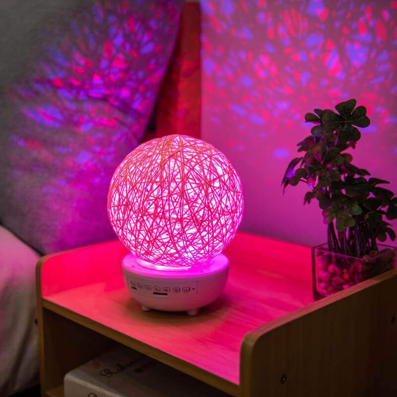 Colorful Night Light with Bluetooth Music 360 Degree Rotation