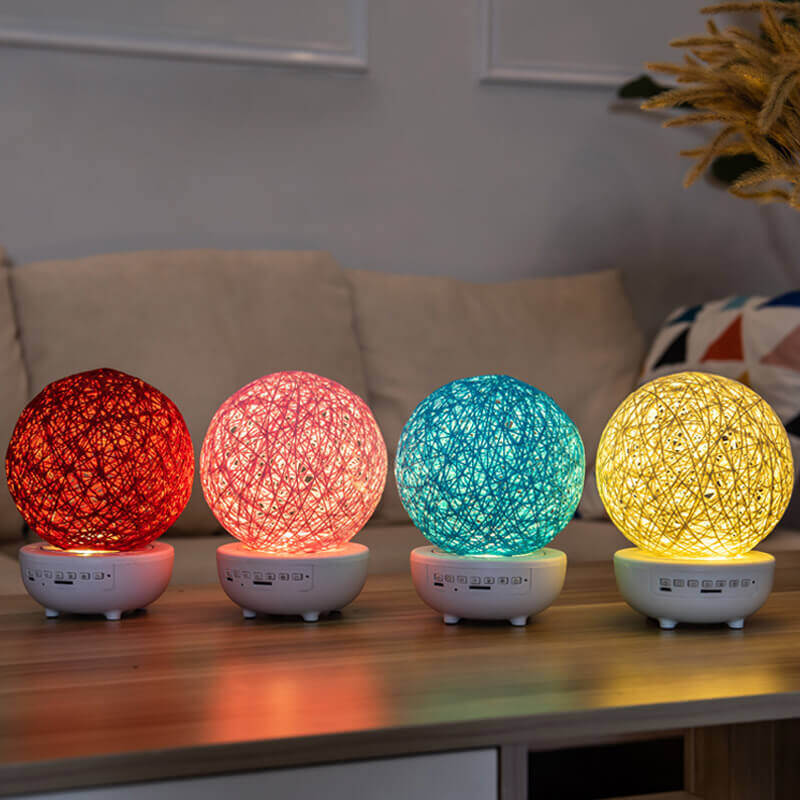 Colorful Night Light with Bluetooth Music 360 Degree Rotation