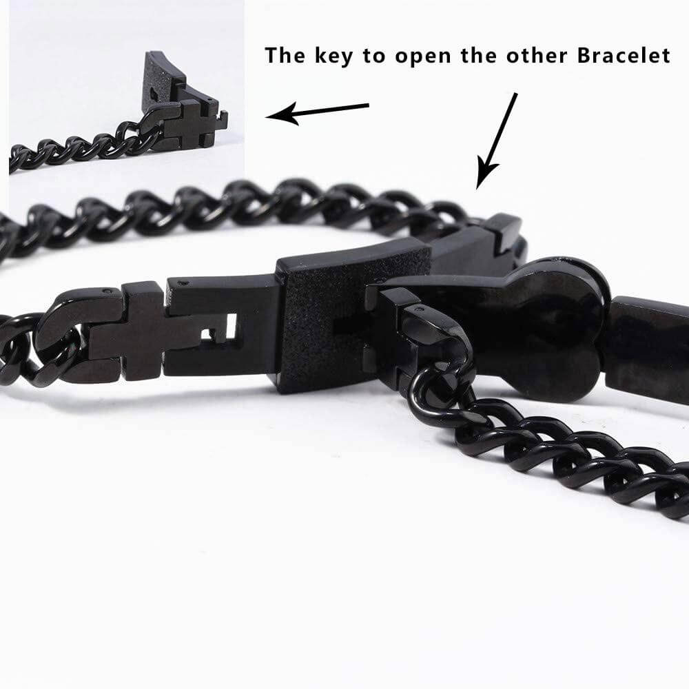 lock and key matching bracelets