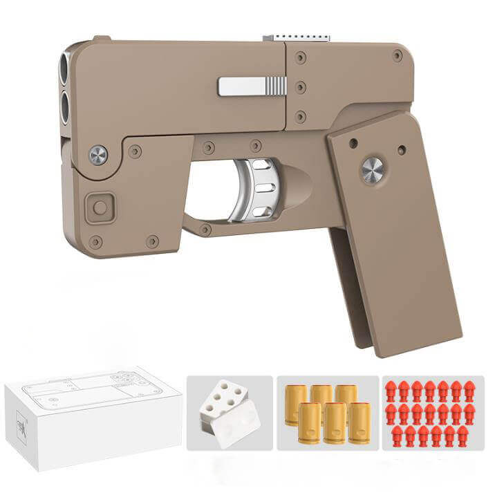 Foldable Phone Shape Pistol Nerf Toy Gun