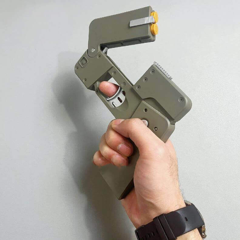 Foldable Phone Shape Pistol Nerf Toy Gun