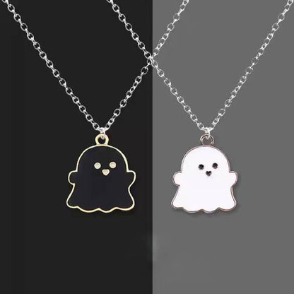 Cute Ghost Necklace A Pair