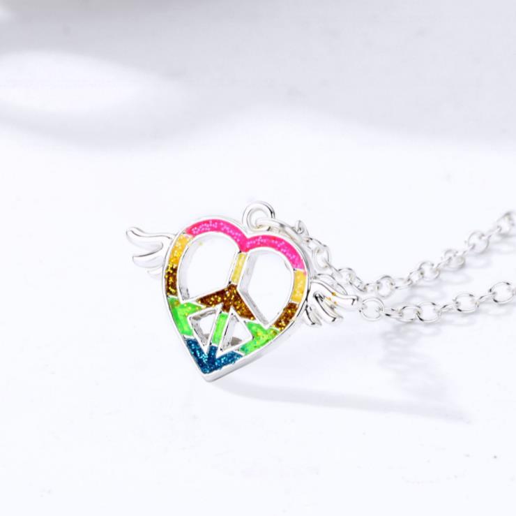 Heart with Wings Necklace