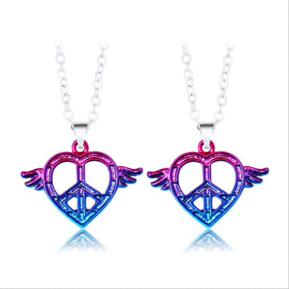 Heart and Wings Necklace