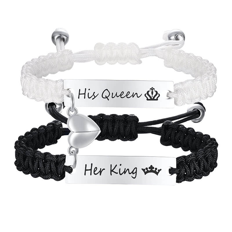 king and queen matching bracelets
