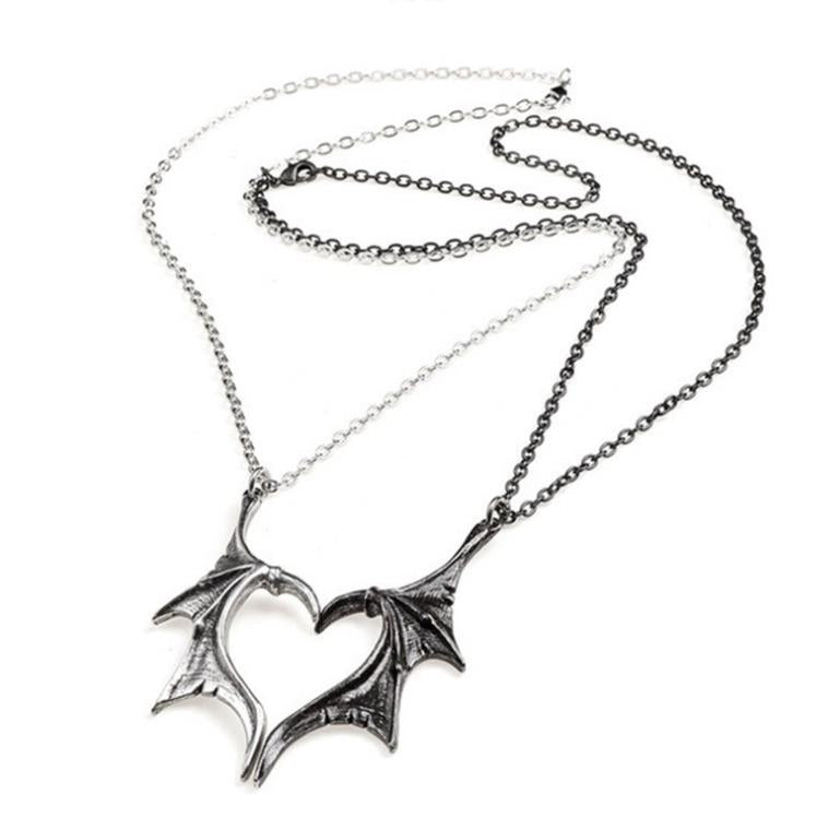 dragon wing matching necklace