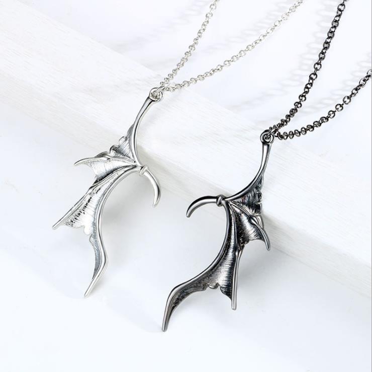 matching dragon wing necklace