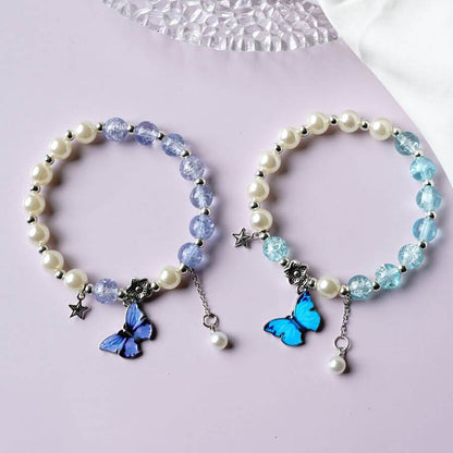 Butterfly best friend bracelet