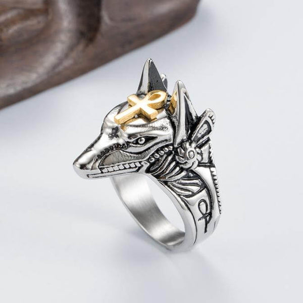 Self Defense Ring Retro Wolf Knuckle Ring for Men Women – worldnetgifts