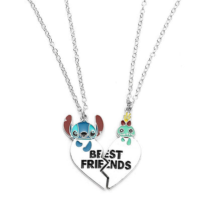 Stitch and Scrump Best Friends Necklace