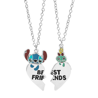 Stitch and Scrump Best Friends Necklace