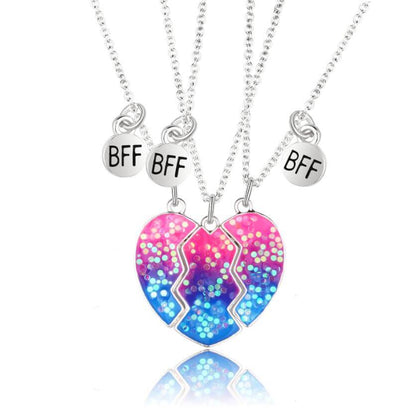 best friend necklaces for 3