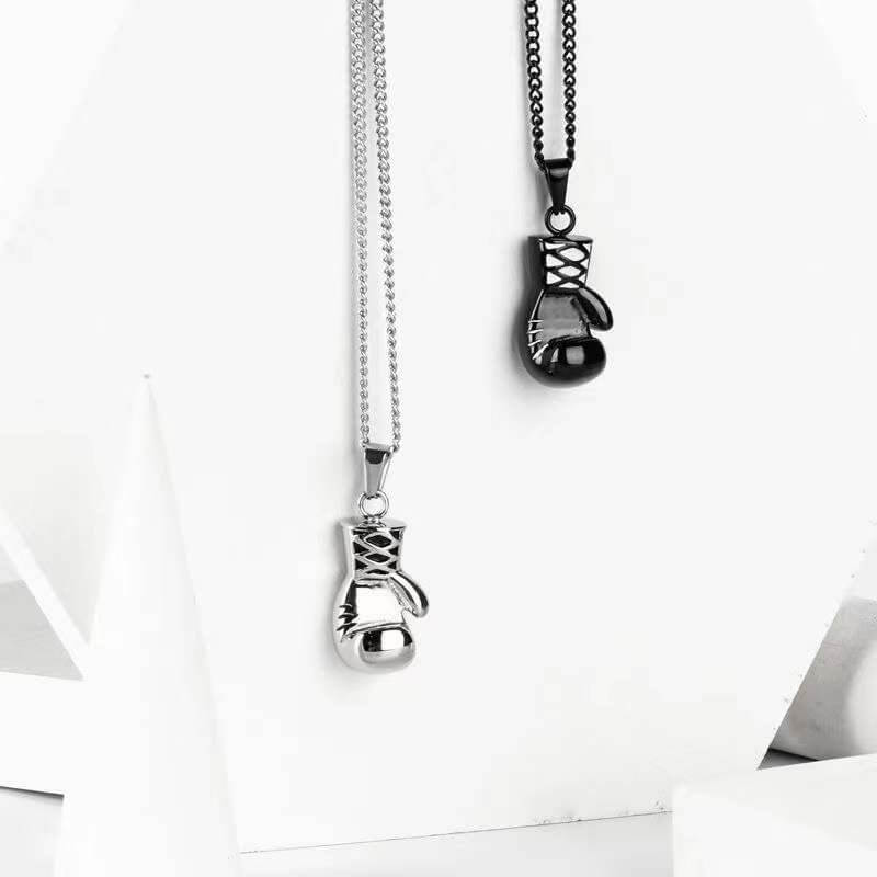boxing glove necklace