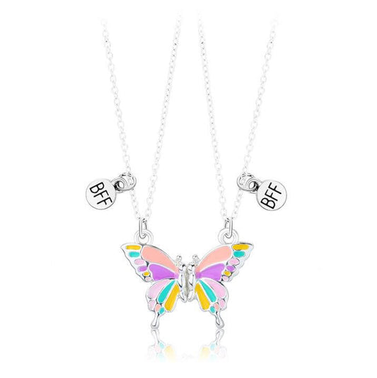 butterfly friendship necklace