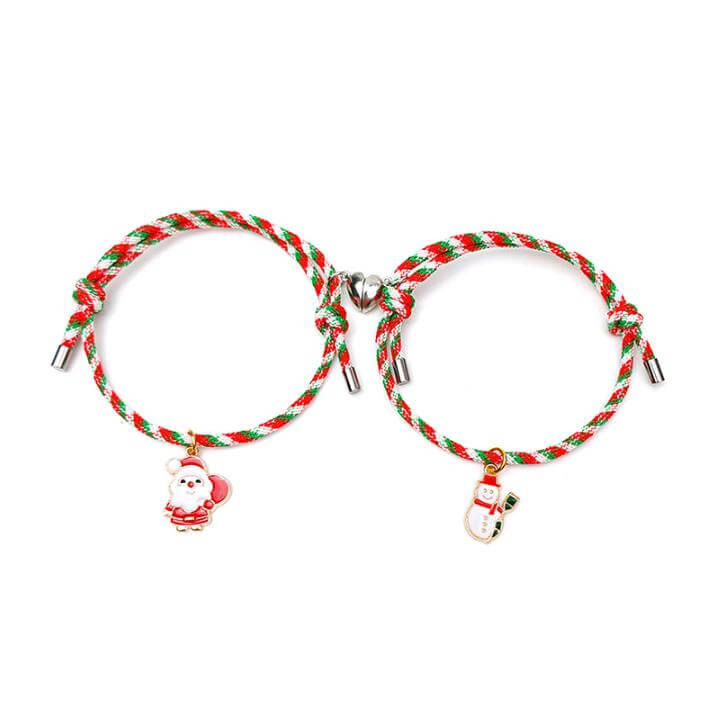 Christmas Bracelets Santa & Snowman