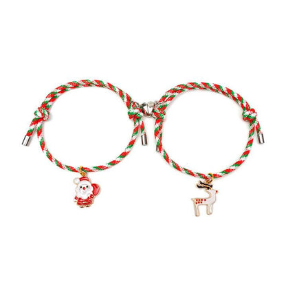 Christmas Bracelets Santa & Elk