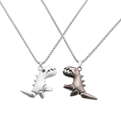 Dinosaur necklace for BFF and Couple