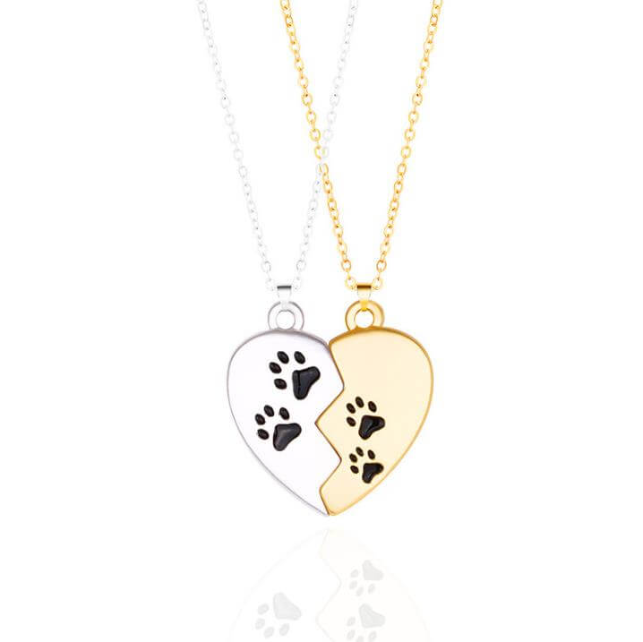 Dog Paw Footprint Necklace