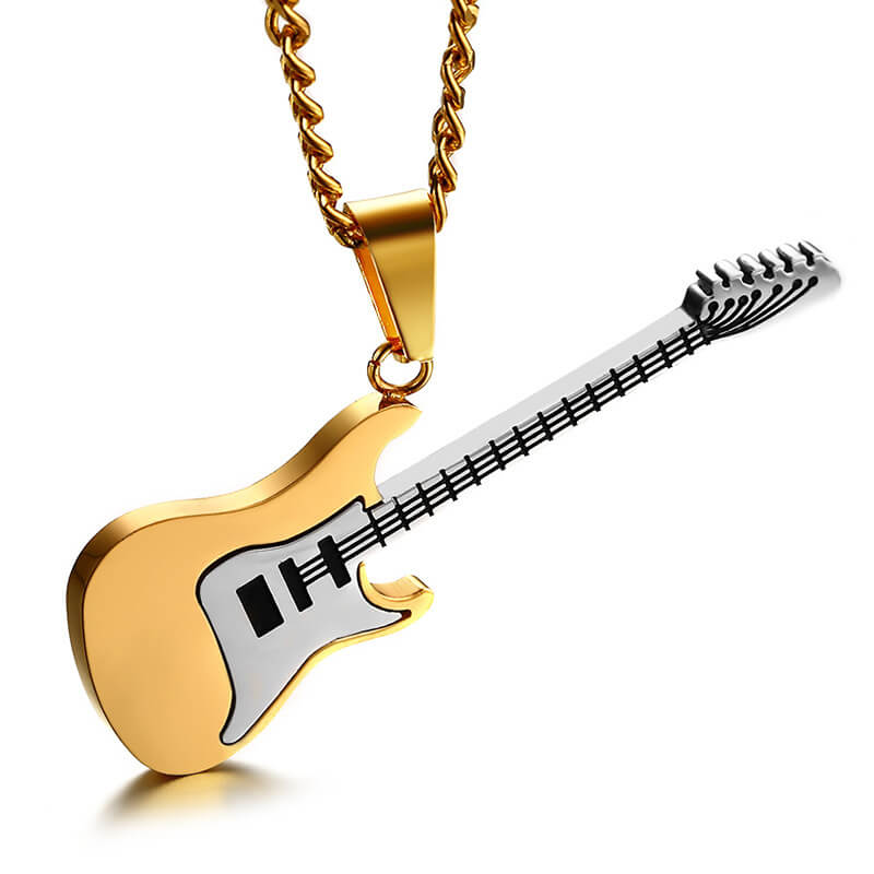 Guitar Necklace for 3 Best Friends