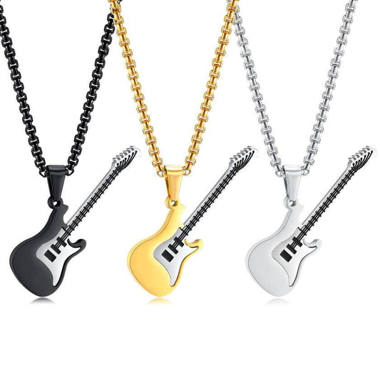 Guitar Necklace for 3 Best Friends