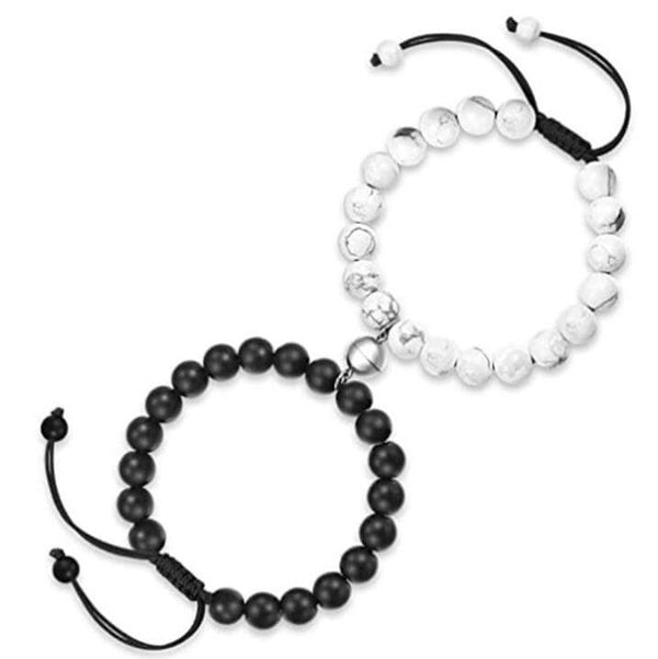 Magnetic bracelet for couples matching set relationship jewelry