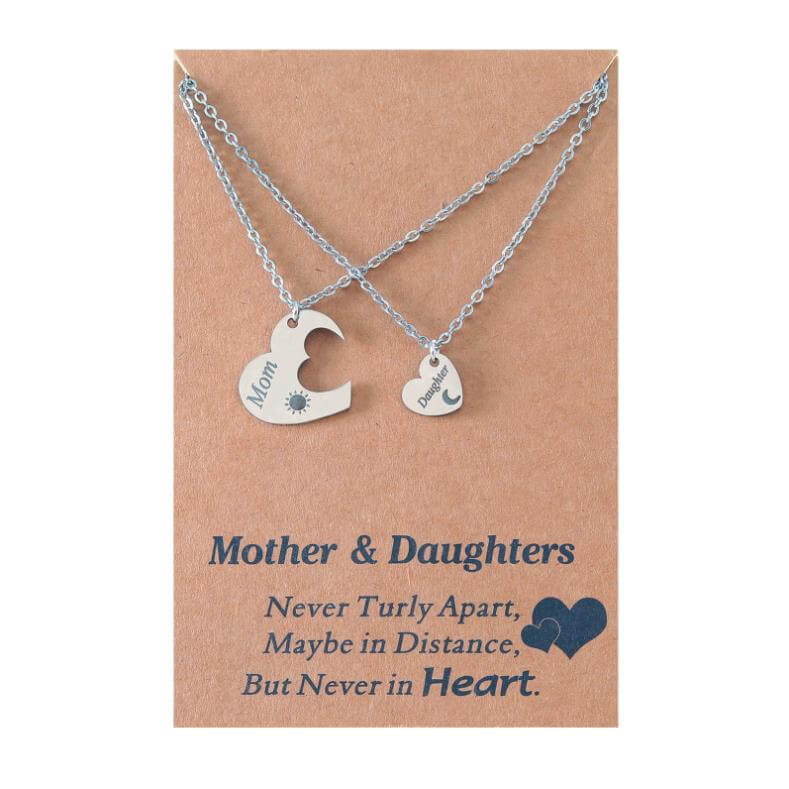 Mother Daughter Necklace Set of 2