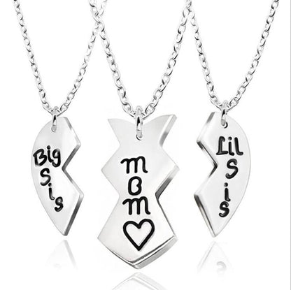 Mother Daughter Necklace Set of 3