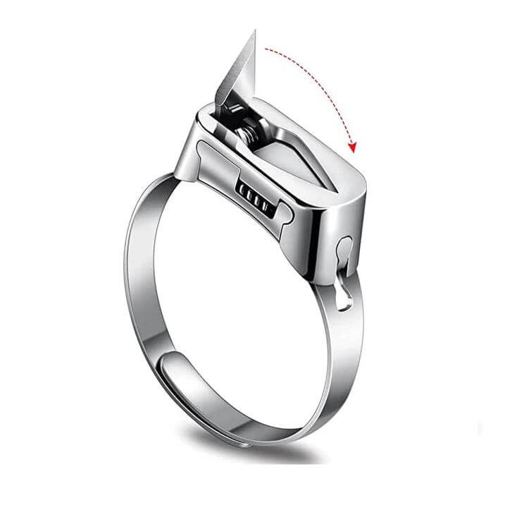 Self Defense Hidden Knife Ring Outdoor Multi-fuction Ring