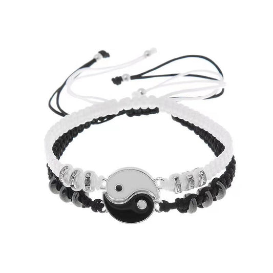 yin yang couple bracelet