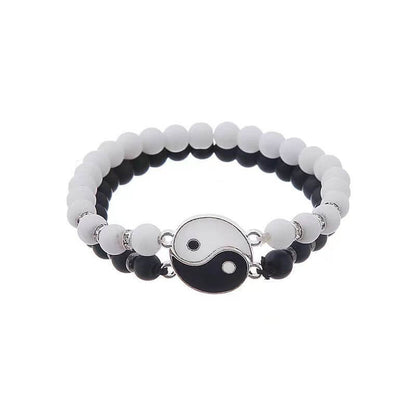 Yin Yang Matching Bracelets