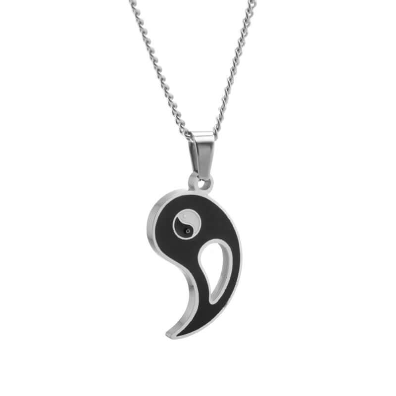 yang necklace stainless steel